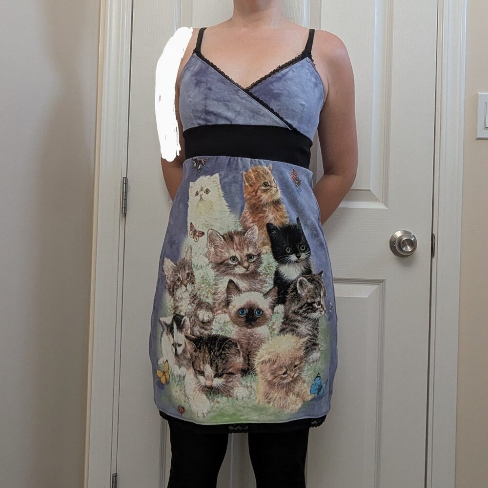 Custom Made Kitten Dress - Like New